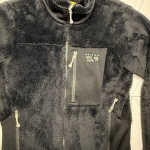 Mountain Hardwear Monkey Woman Fleece Jacket Black Polartec Thermal Pro Medium